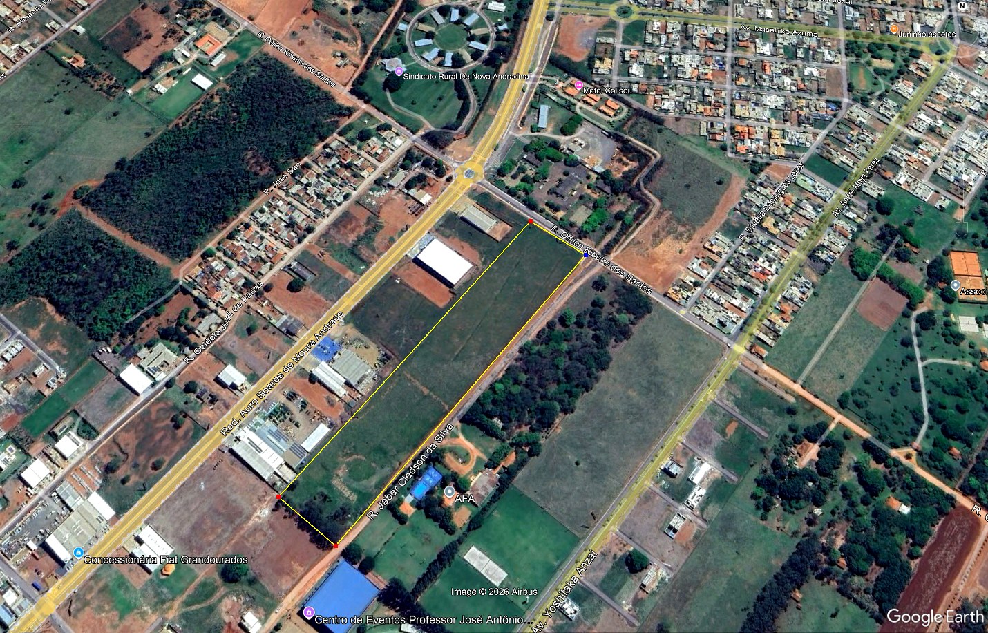 Imagem aérea do futuro empreendimento da Real Imobiliária